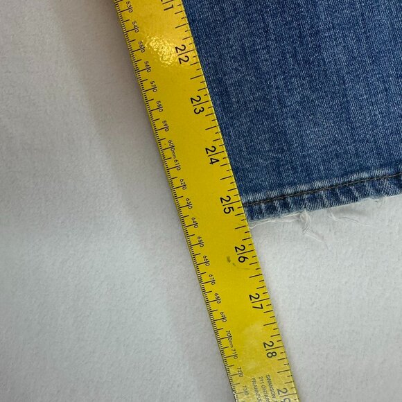 Madewell Slim Wide-Leg Cropped Women's Size 23 Light/Med Wash - Picture 11 of 11